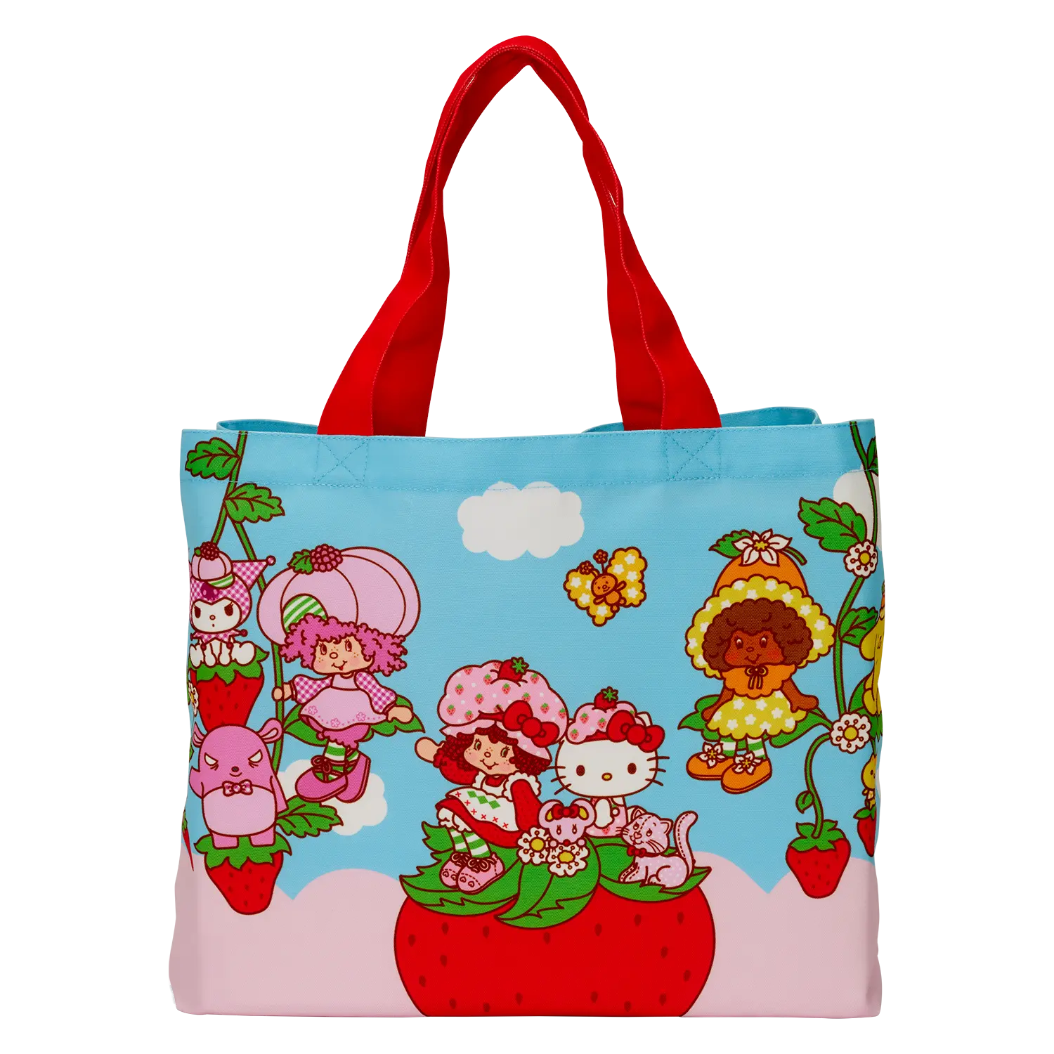 Sanrio Hello Kitty & Friends x Strawberry Shortcake Oversized Canvas Tote Bag