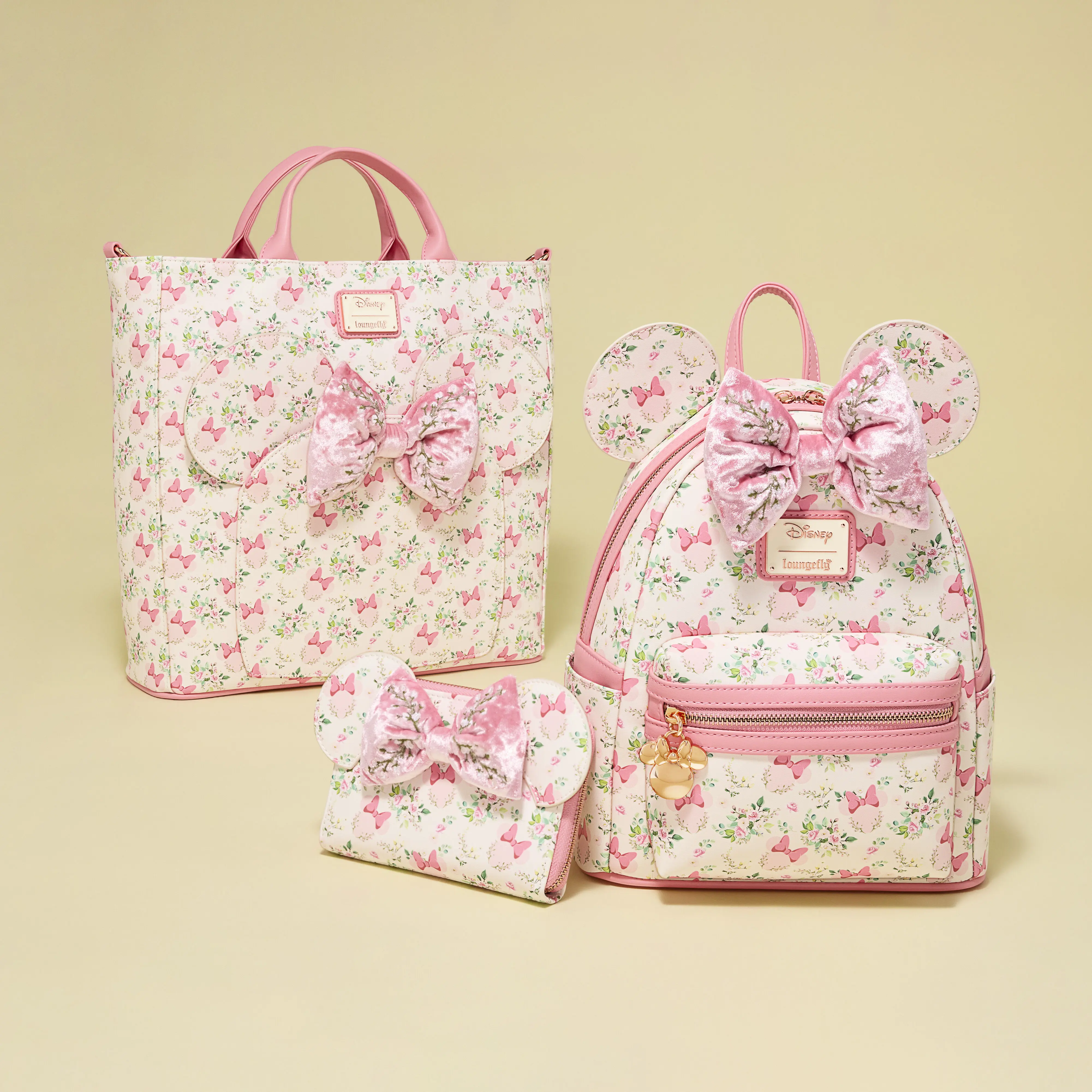 Minnie Mouse Floral All-Over Print Mini Backpack - Image 4