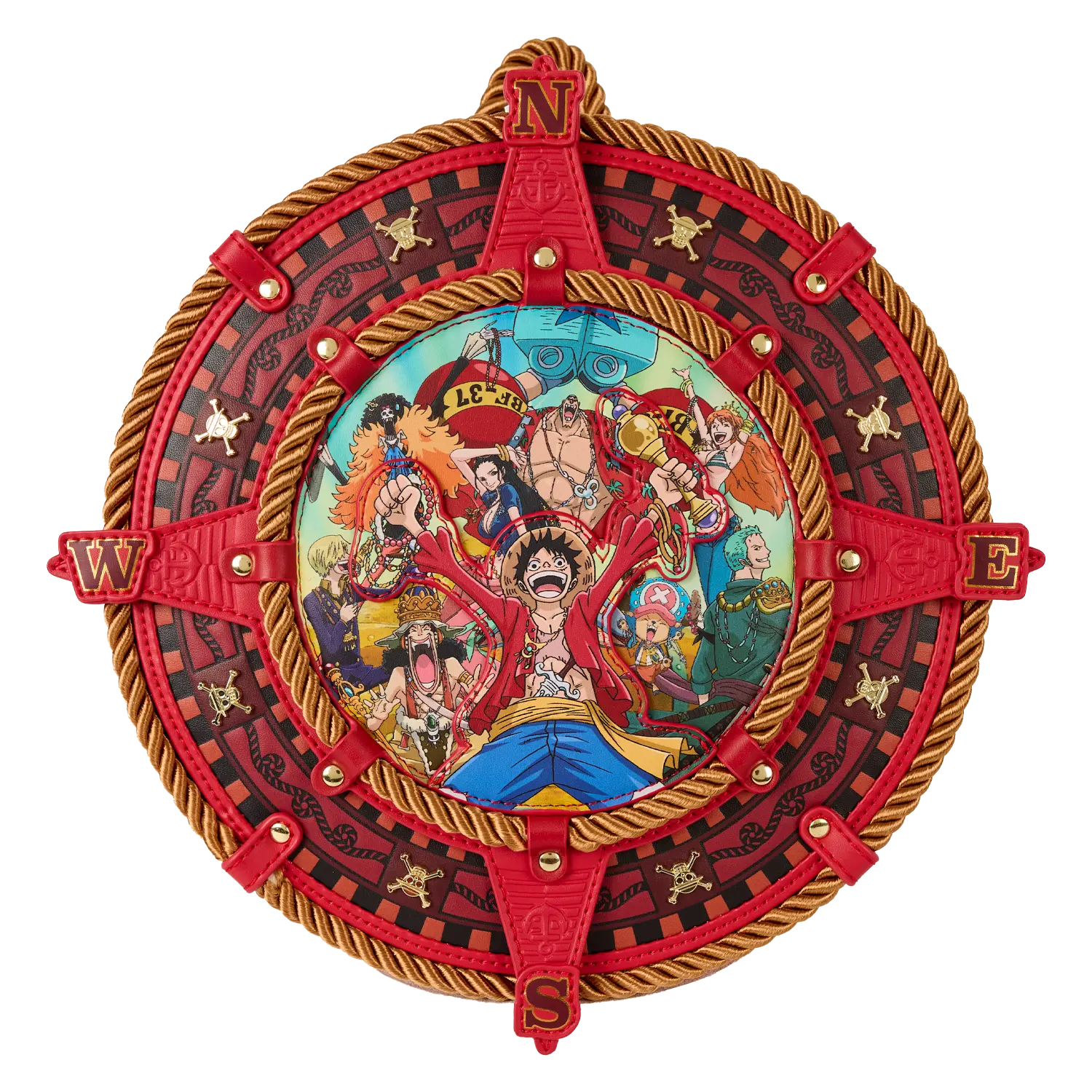 One Piece Compass Figural Mini Backpack