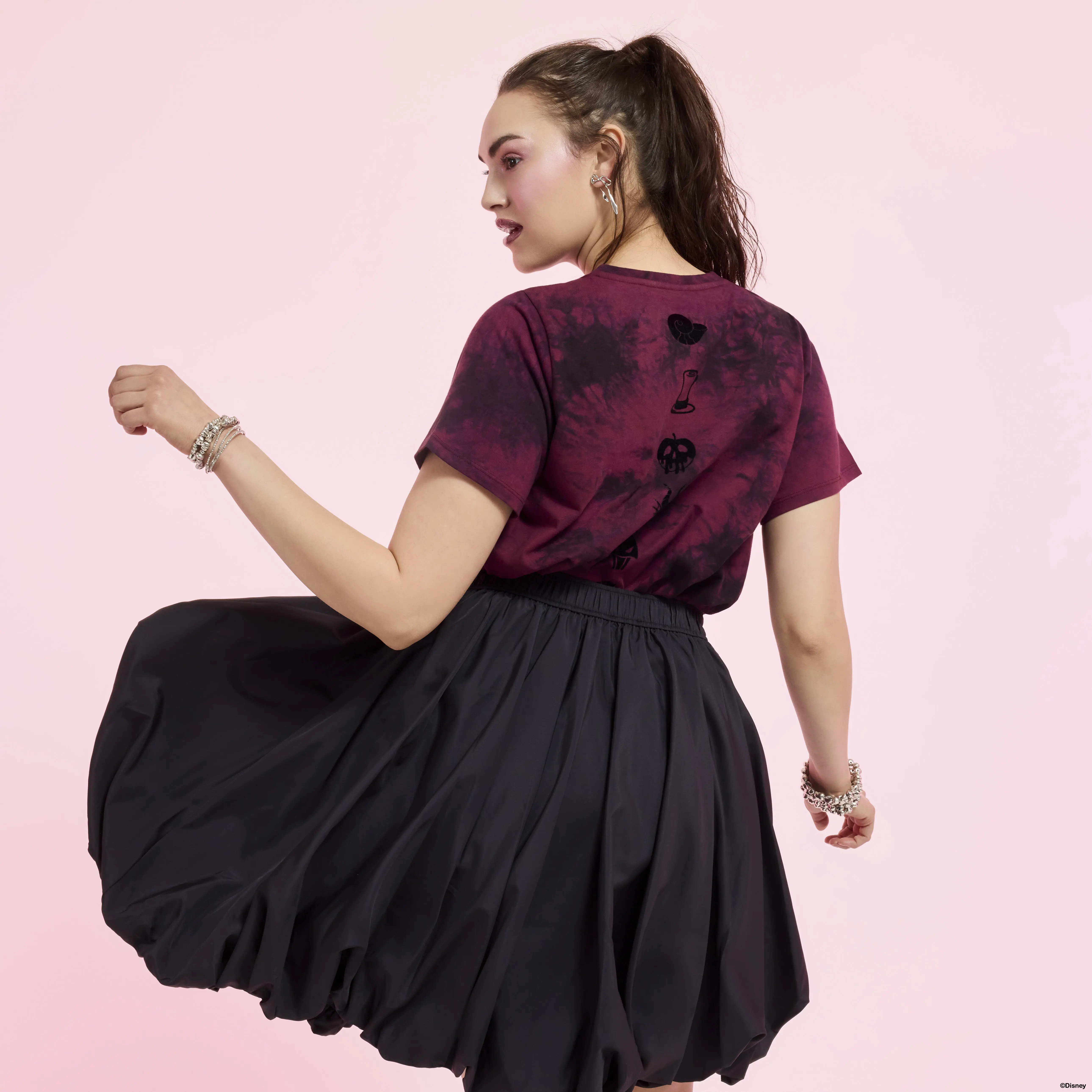 Disney Villains Happily Never After Tie-Dye Swing Tee - Image 3