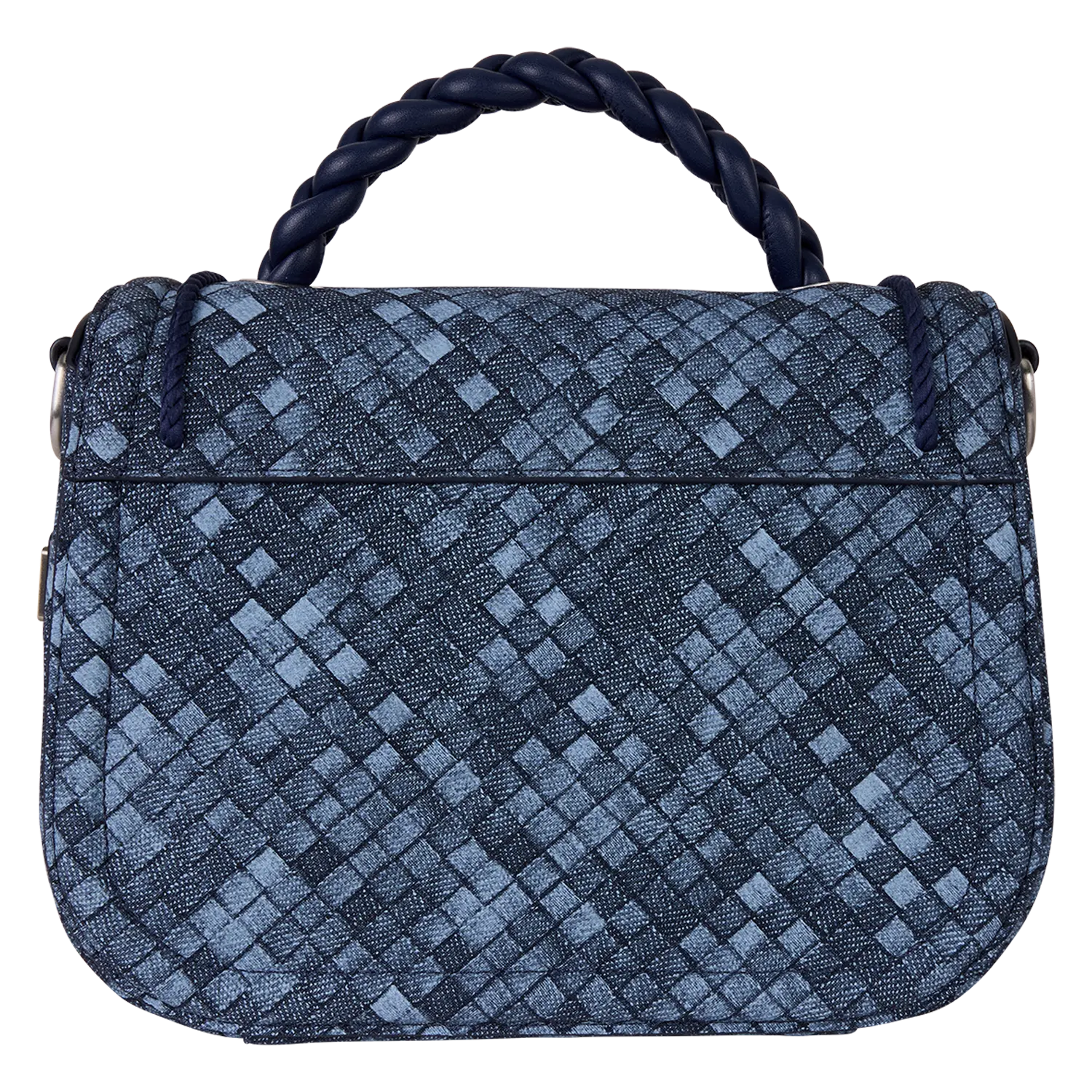 Loungefly Blue Checkered Crossbody Bag - Image 4