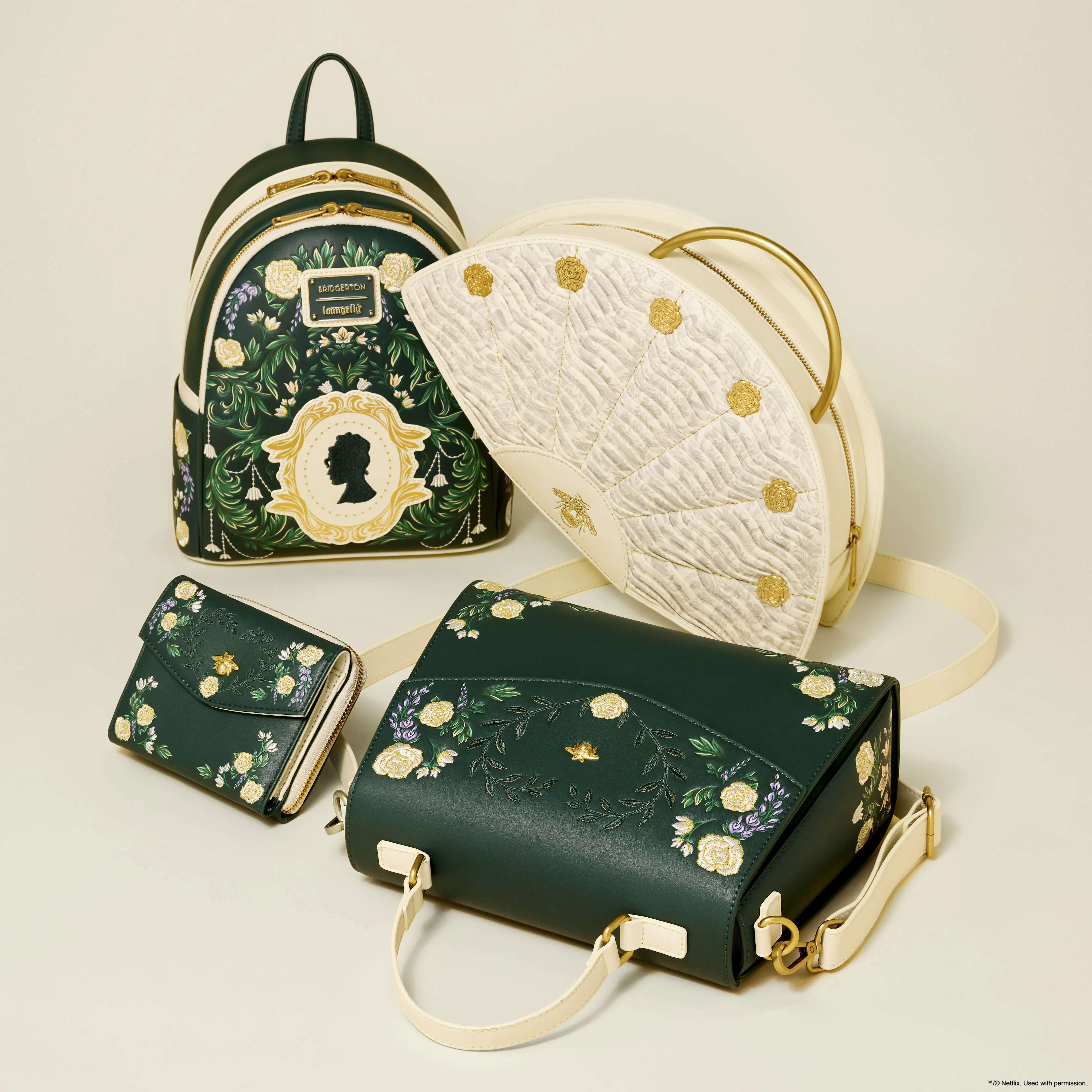 Bridgerton Floral Crossbody Bag - Image 3