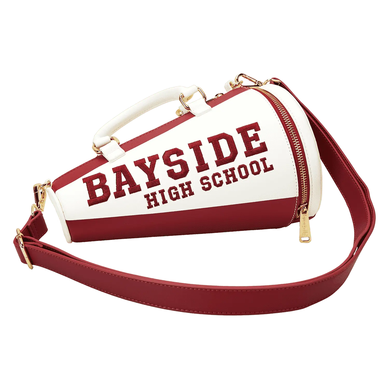 Saved By The Bell Bayside High Megaphone Figural Crossbody Bag - Image 6