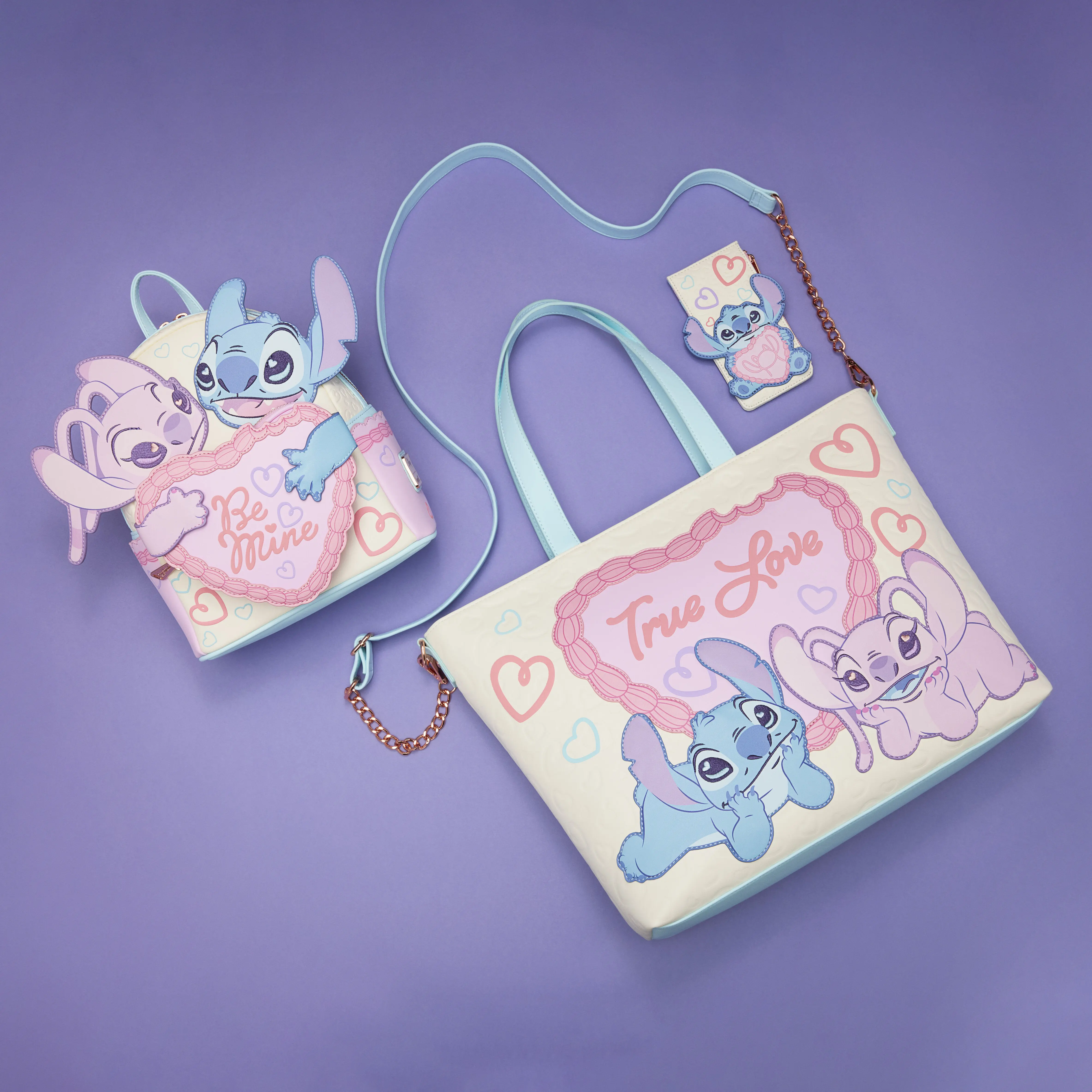 Stitch & Angel True Love Tote Crossbody Bag - Image 5